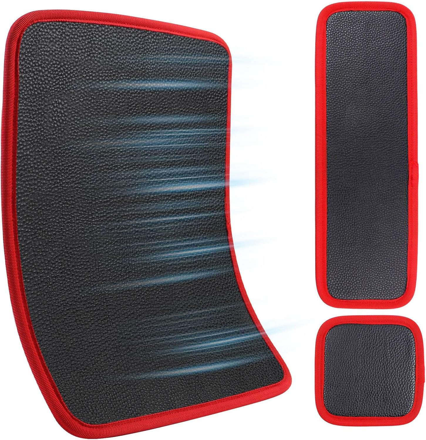 3-Piece Red Magnetic Tool Mat Set for Small Parts & Tools